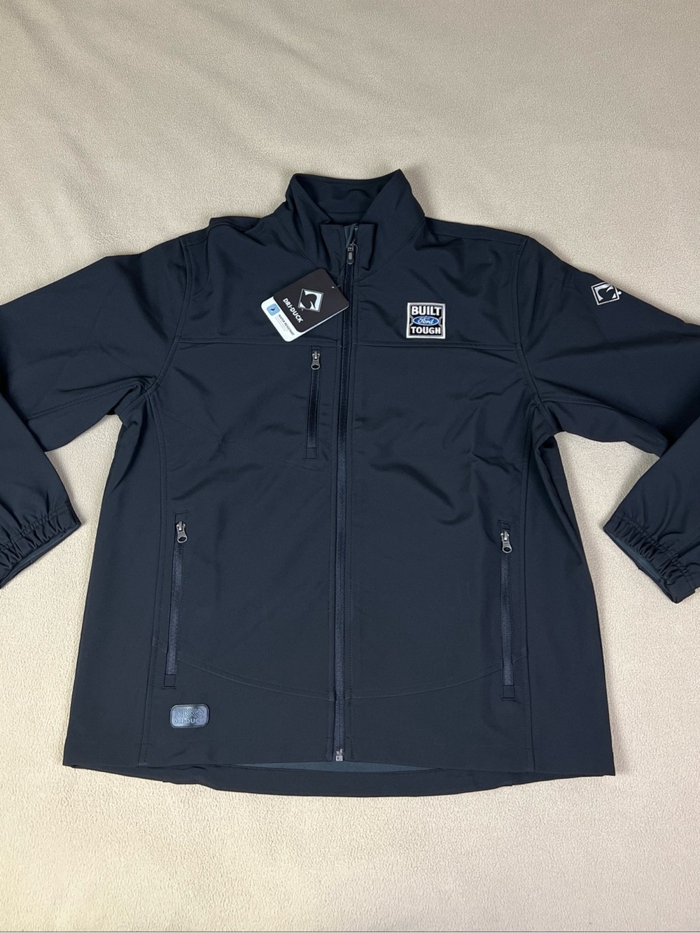 Built Tough Men's Black Performance Softshell Jacket